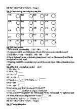 Tổng hợp đề thi Violympic môn Toán lớp 3 - Vòng 1 đến 19